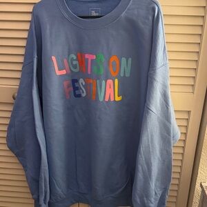 Lights on Festival - H.E.R. Music Artist NWOT Size 2X Crewneck